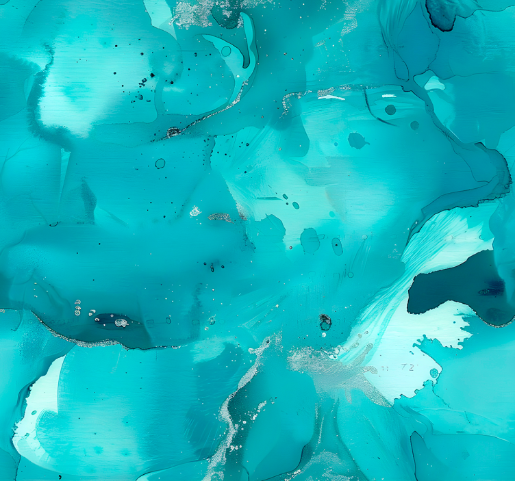 Mėlynos bangos abstraktus tapetai - „Tenstickers“