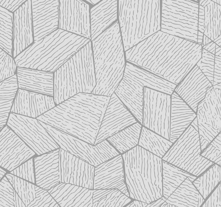 Afrikietiško audinio efektas pilka tapetas - „Tenstickers“