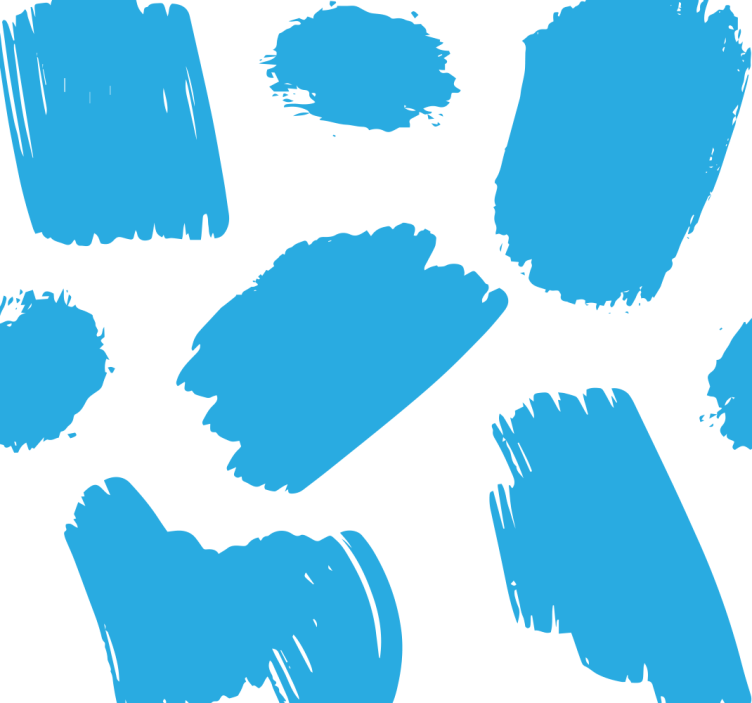 Abstraktūs teptuko potėpiai abstraktus tapetai - „Tenstickers“