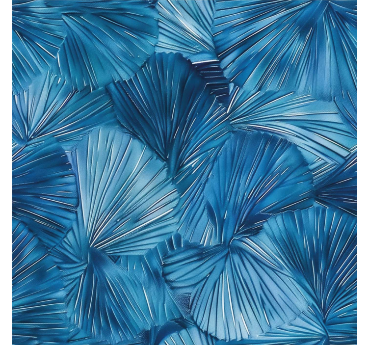 Mėlyni vizualiniai taškai modernūs tapetas - „Tenstickers“