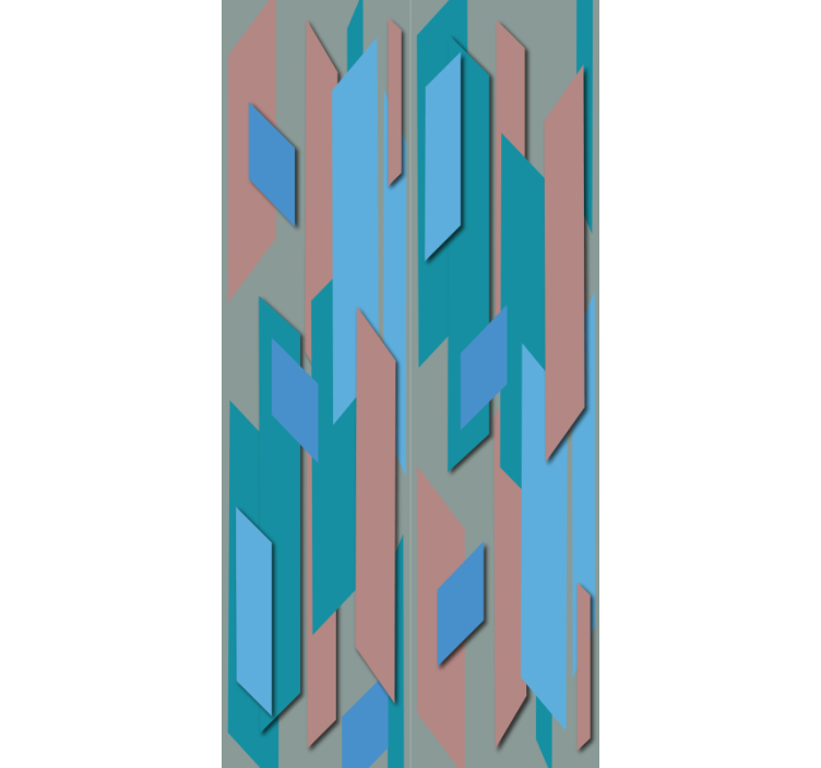 Mėlynos lagūnos abstraktus tapetai - „Tenstickers“