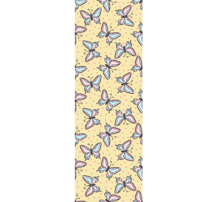 širdis su drugelio tapetai - „Tenstickers“