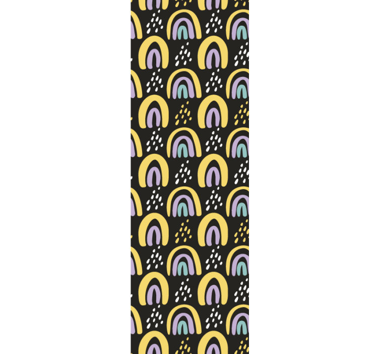 Vaivorykštės modernūs tapetai - „Tenstickers“