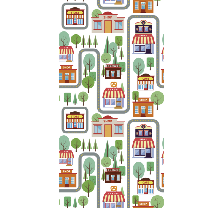 Miesto tapetai Žavingas miesto peizažas - „Tenstickers“