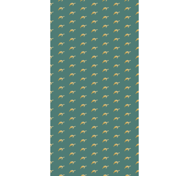 Mažų vėžlių raštas gyvūnų tapetai - „Tenstickers“