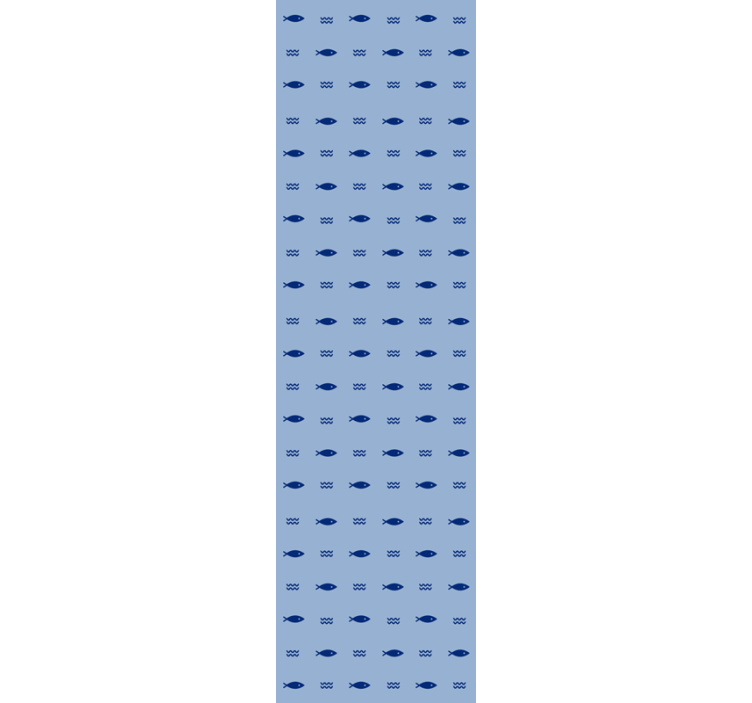 Povandeninis mėlynas raštas žuvų tapetas - „Tenstickers“