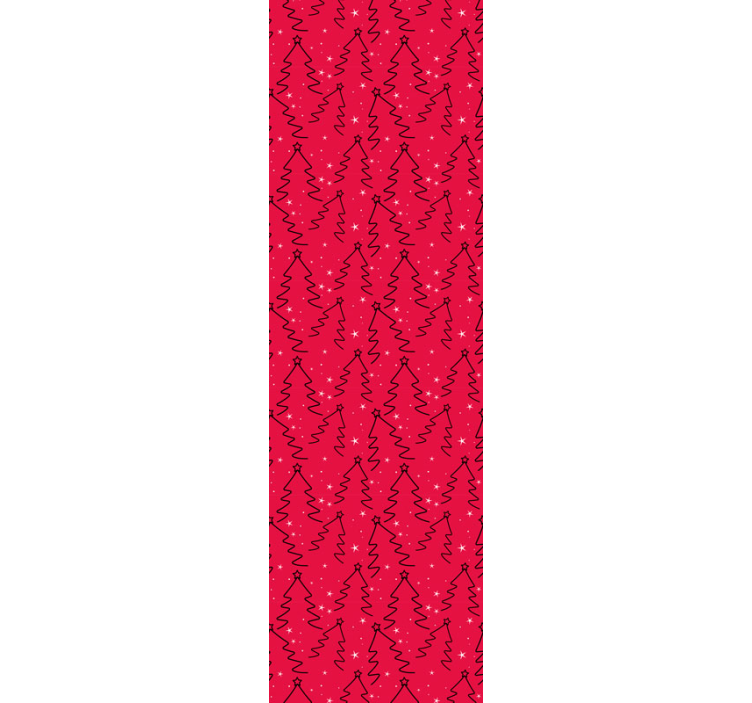 Dekoratyvinės šventinės eglutės kalėdų tapetas sienoms - „Tenstickers“