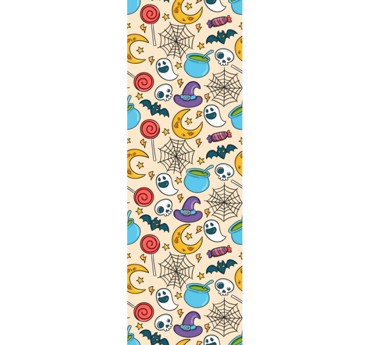 Dekoratyviniai halloween simboliai kambario tapetai - „Tenstickers“