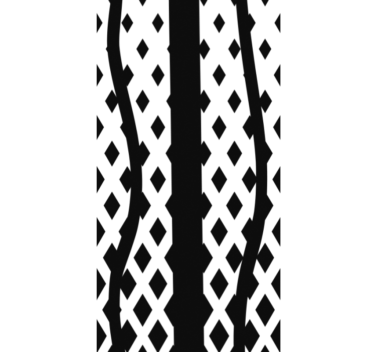 Juoda pakelia šiuolaikinius tapetus - „Tenstickers“