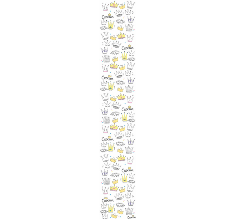 Karūnos modelio dizainas vaikiški tapetai - „Tenstickers“