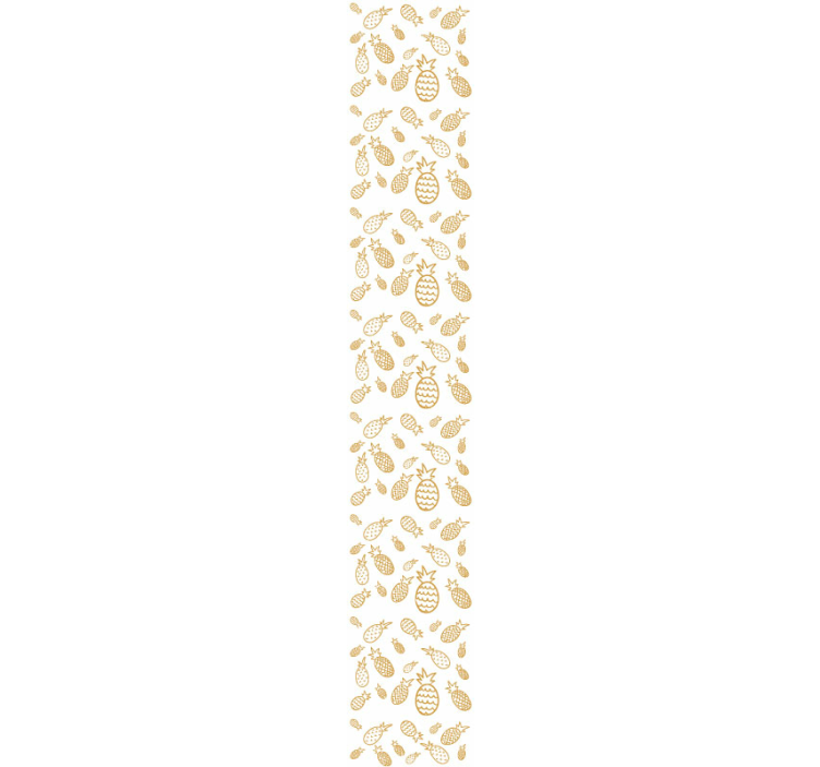 Ananasų rašto abstraktūs tapetai - „Tenstickers“