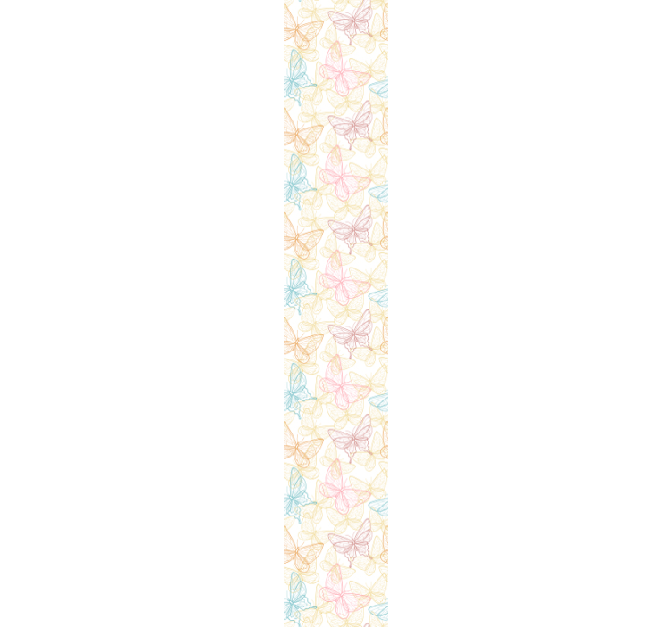 Drugelio kontūrai drugelio tapetas - „Tenstickers“