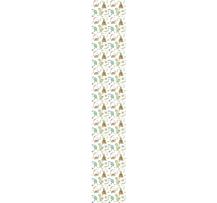 Akvarelės dinozaurų vaikų tapetai - „Tenstickers“