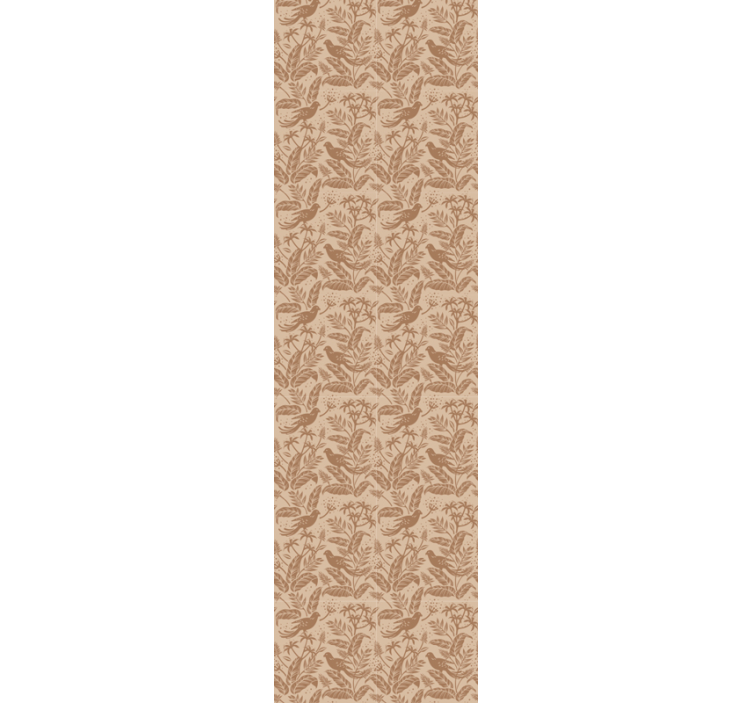 Paukščiai ant medžio šakų smėlio spalvos gyvūnų tapetai - „Tenstickers“