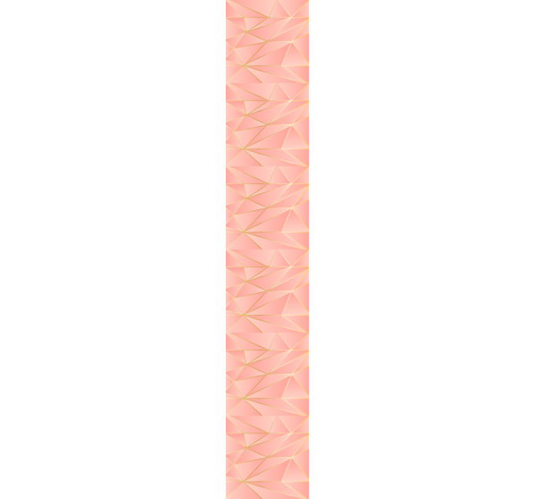 Geometriniai trikampiai rožiniai tapetai - „Tenstickers“