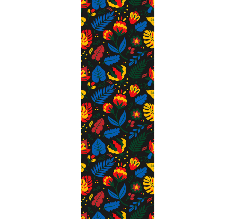 Etniniai modeliai kaimiški tapetai - „Tenstickers“