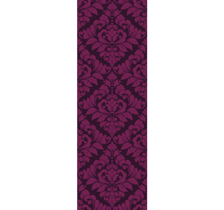 Purpuriniai ornamentai gėlėti tapetai - „Tenstickers“