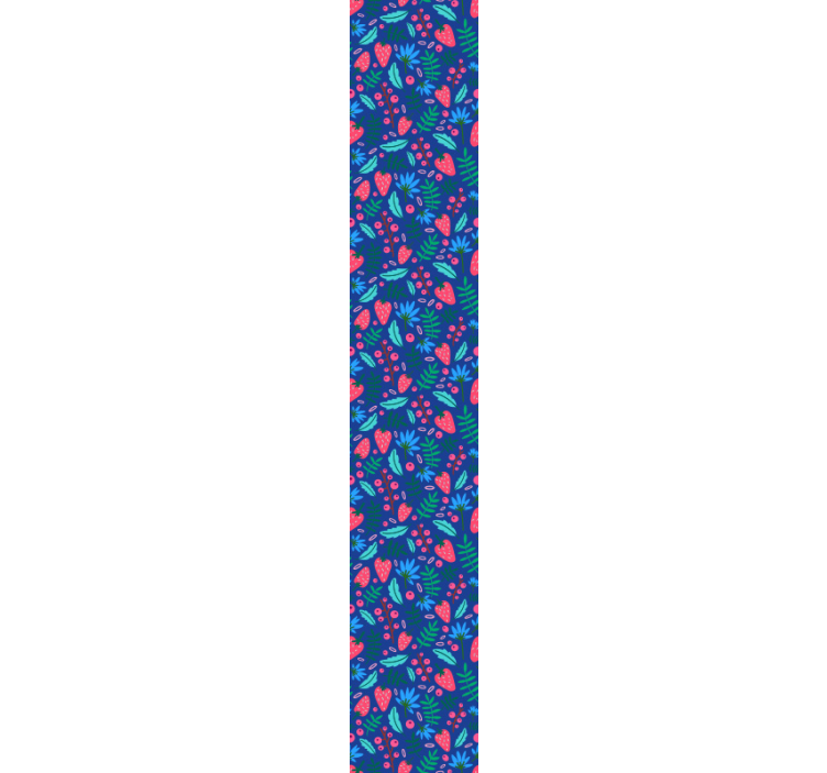 Gėlių botanikos raštai lapų tapetas - „Tenstickers“