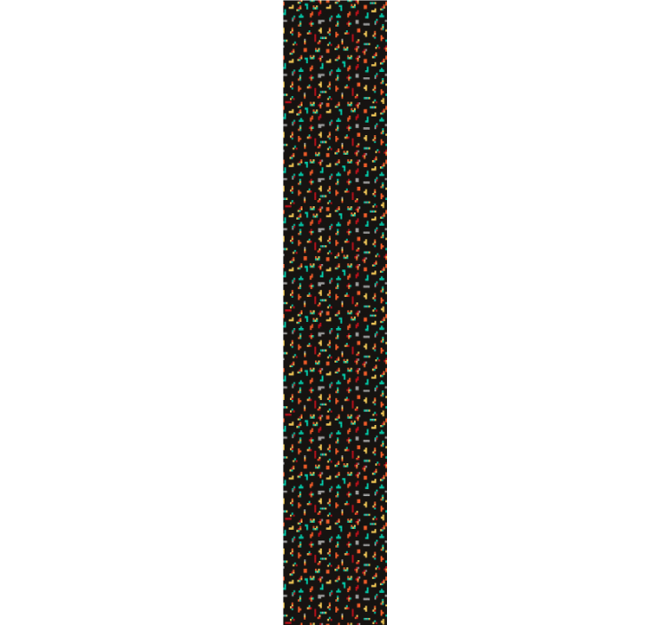 Modernus juodas tetris modernus tapetai - „Tenstickers“