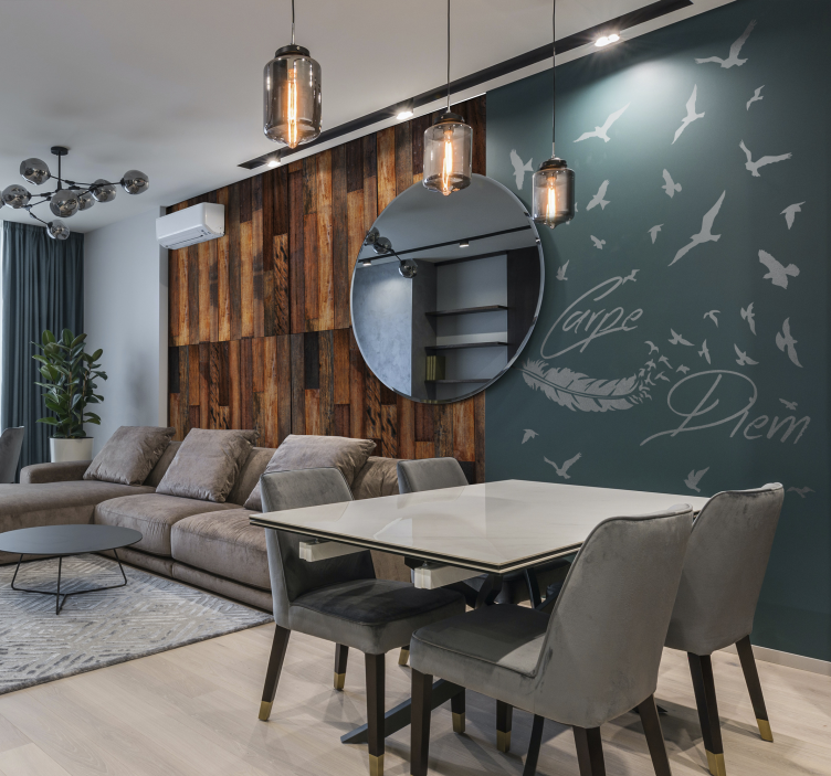 Tapetai - natūrali ramybė tapetai medžio imitacija - „Tenstickers“