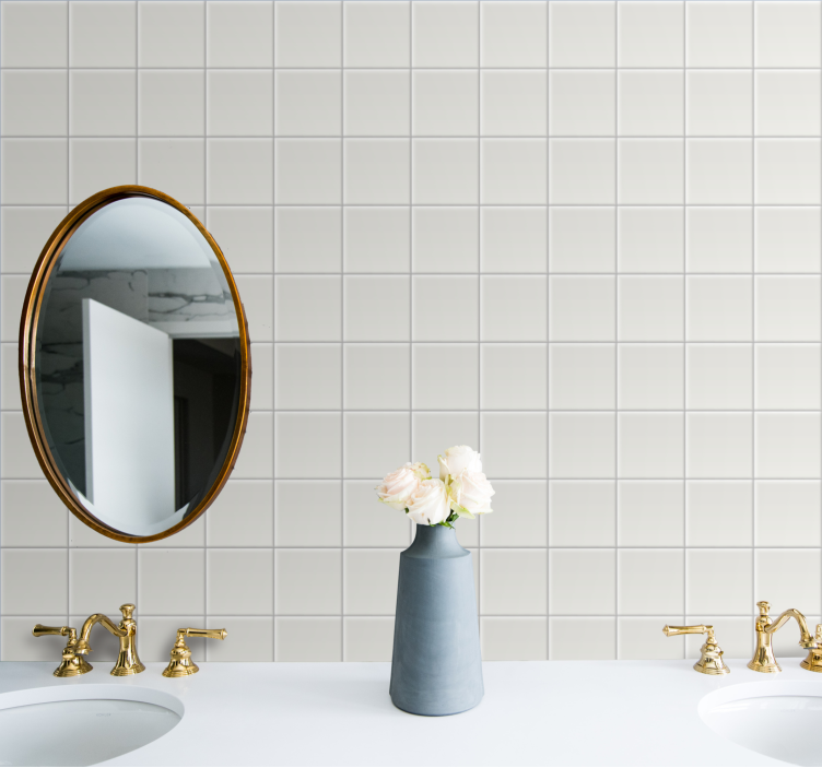 Baltų plytelių tapetai - „Tenstickers“