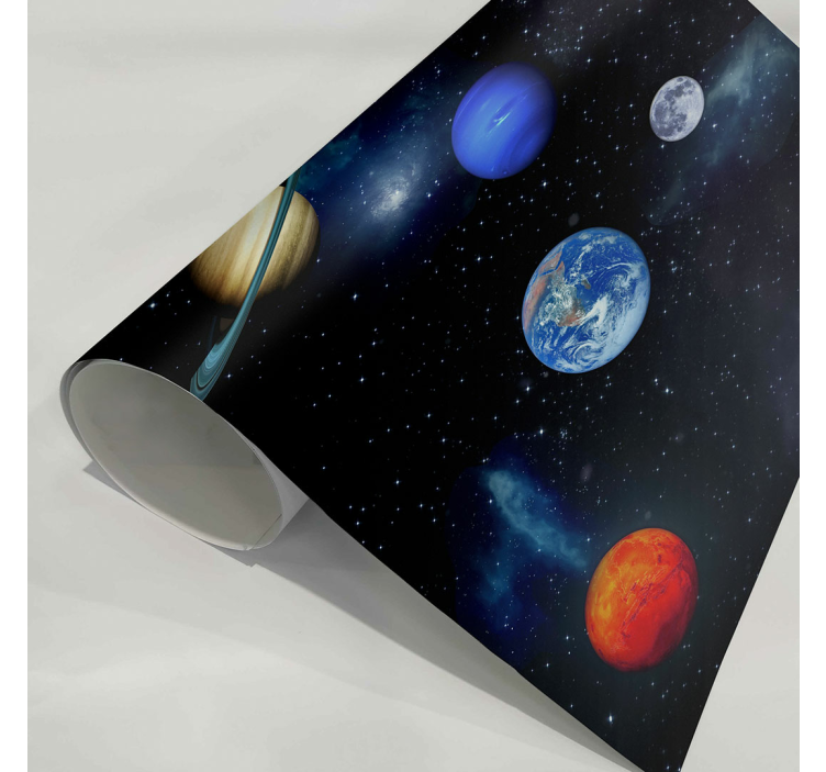 Kosmoso kosminės planetos žvaigždės tapetai - „Tenstickers“