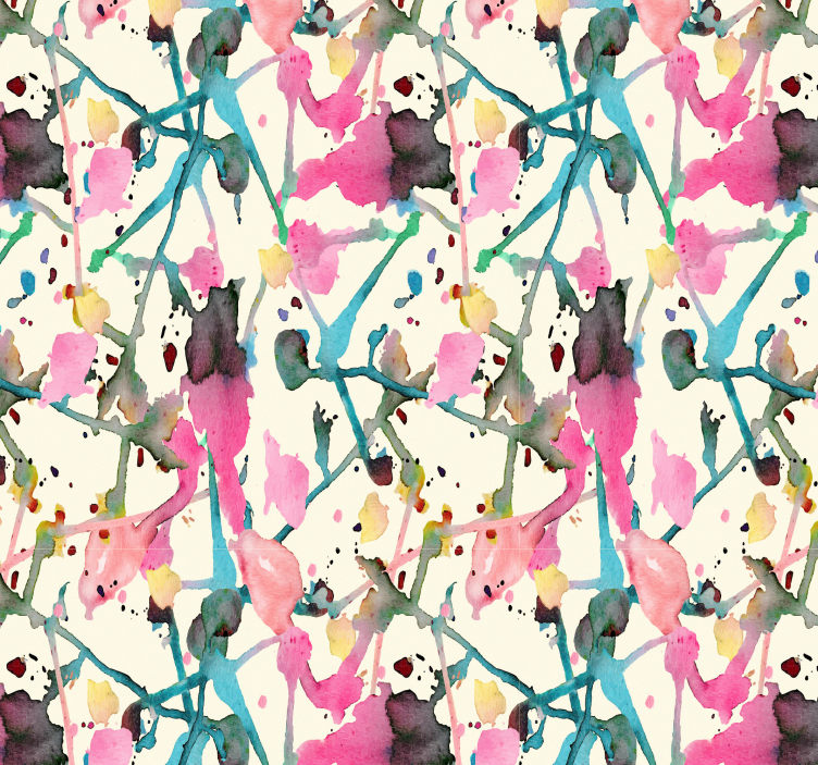 Abstrakčioji botanika gamtos sienos tapetas - „Tenstickers“