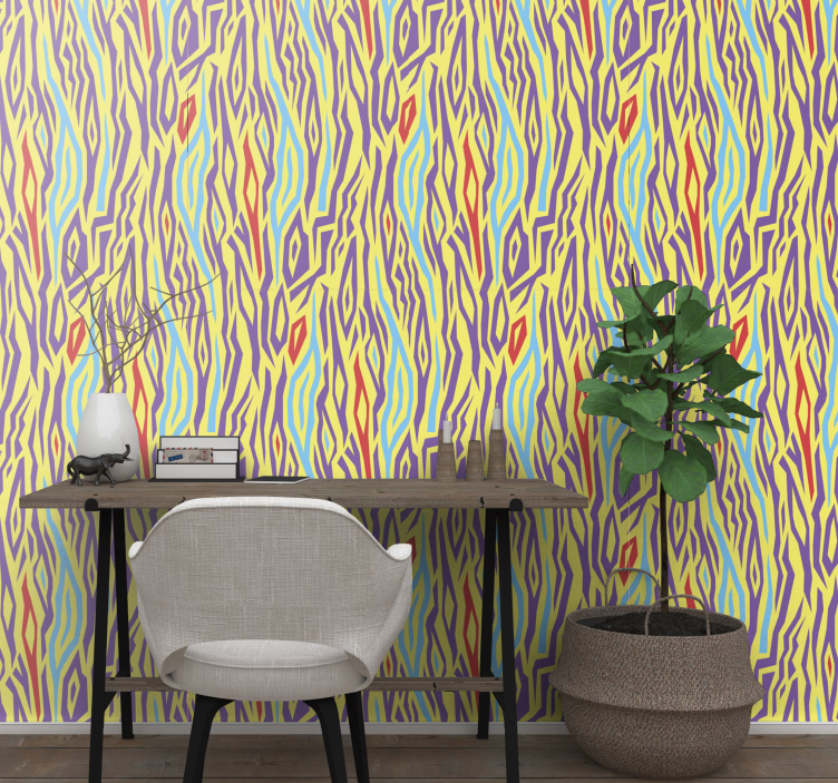 Spalvingos bangos abstraktus tapetai - „Tenstickers“