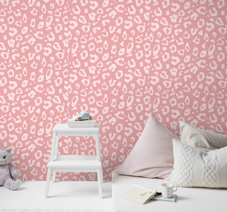 Abstraktus gyvūnų modelis leopardinis tapetas - „Tenstickers“