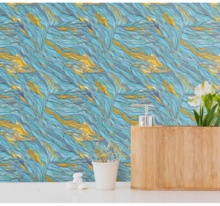 Abstraktus organinis srautas abstraktus tapetai - „Tenstickers“