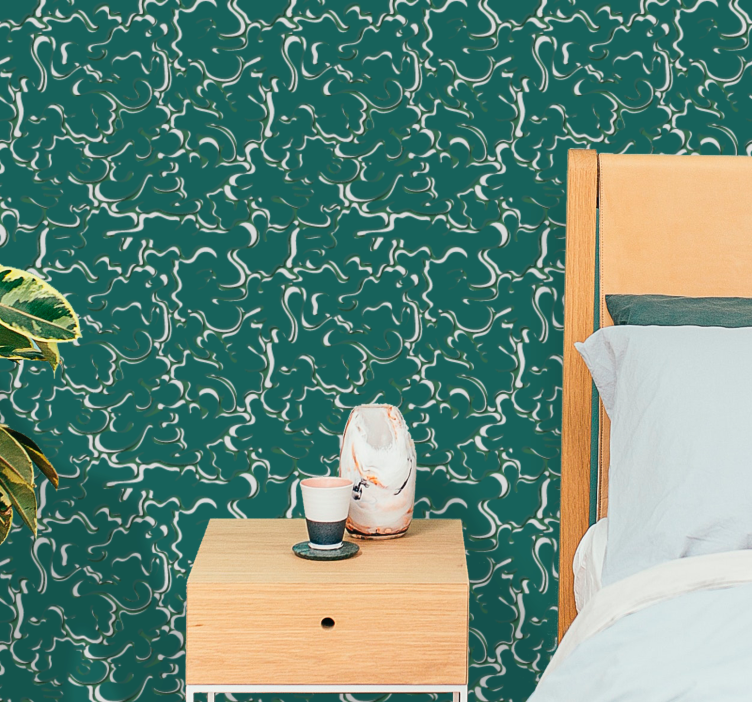 Abstraktūs sūkuriai geometrinis raštų tapetas - „Tenstickers“