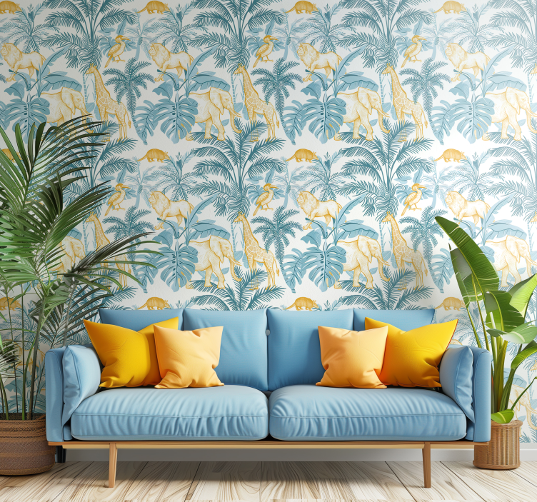 Afrikietiškas modelis gyvūnai tapetai - „Tenstickers“