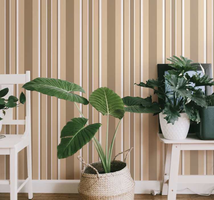 Tropinių spalvų paletės vertikalūs tapetai - „Tenstickers“