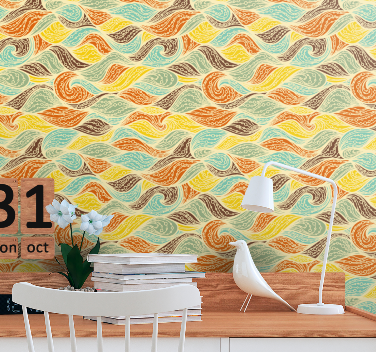 Besisukantys motyvai abstraktus tapetai - „Tenstickers“