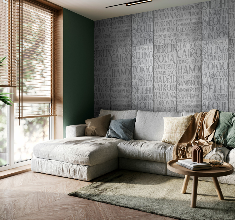 Betoninių miestų tekstūruotos tapetai - „Tenstickers“