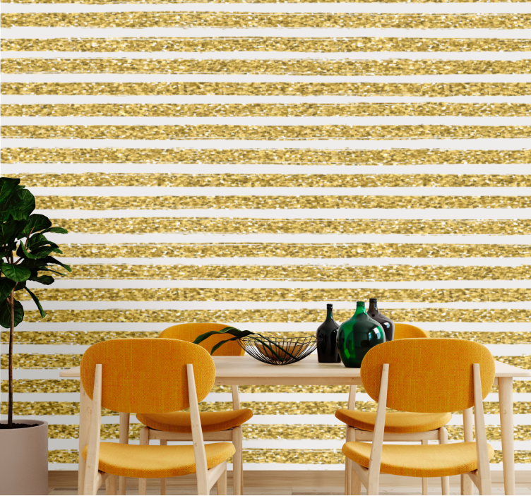 Blizgučių juostelės juostinės tapetos - „Tenstickers“