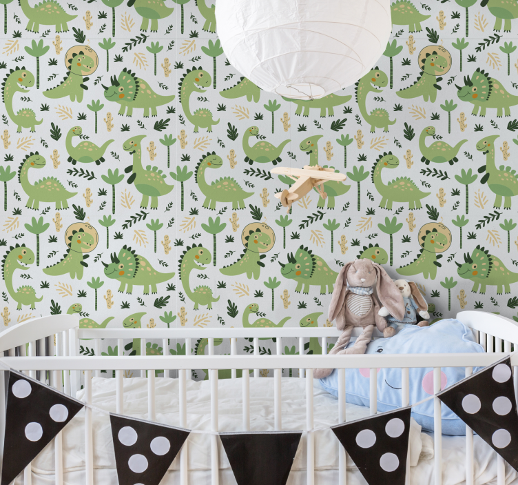 Dinozaurų darželio tema drakonas tapetai - „Tenstickers“