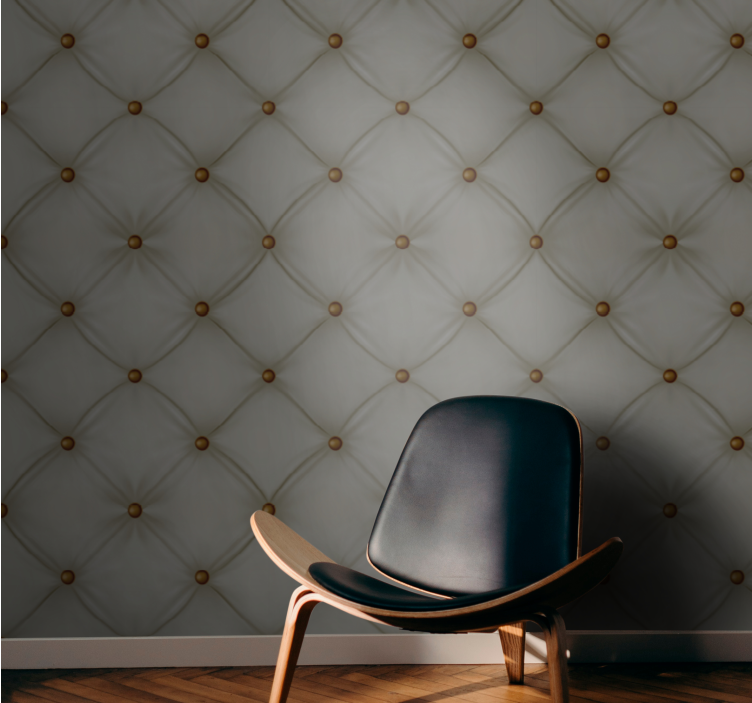 Pilkas pagalvėlės motyvas tekstūruotas tapetas - „Tenstickers“