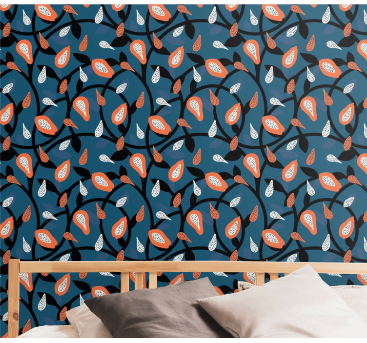 Gamtos įkvėptas elementas gamtos sienos tapetas - „Tenstickers“