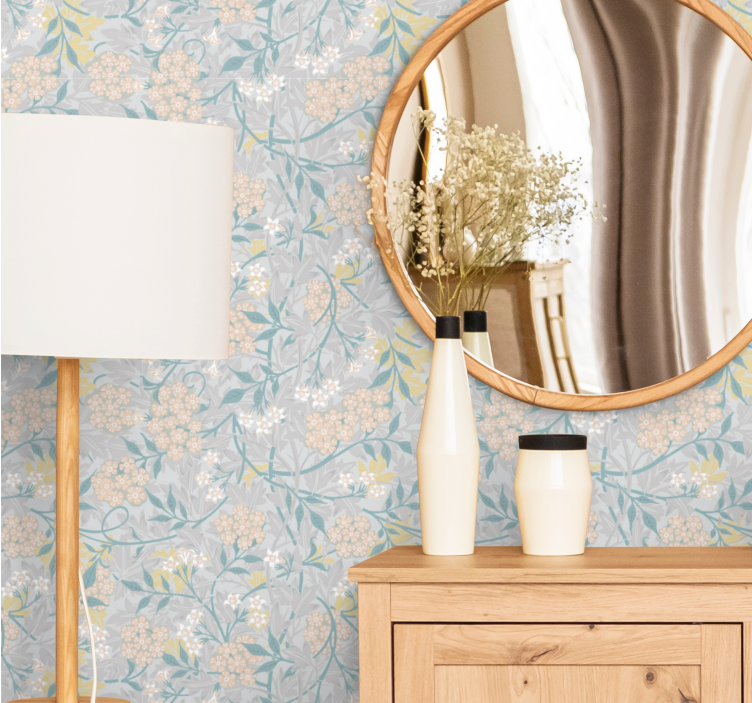 Gėlių hortenzijos elegancija tapetai geles - „Tenstickers“