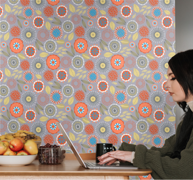 Gėlių pliūpsnis tapetai geles - „Tenstickers“