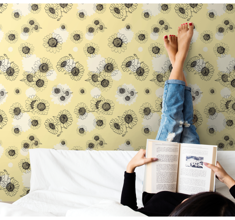 Gėlių raštai tapetai geles - „Tenstickers“