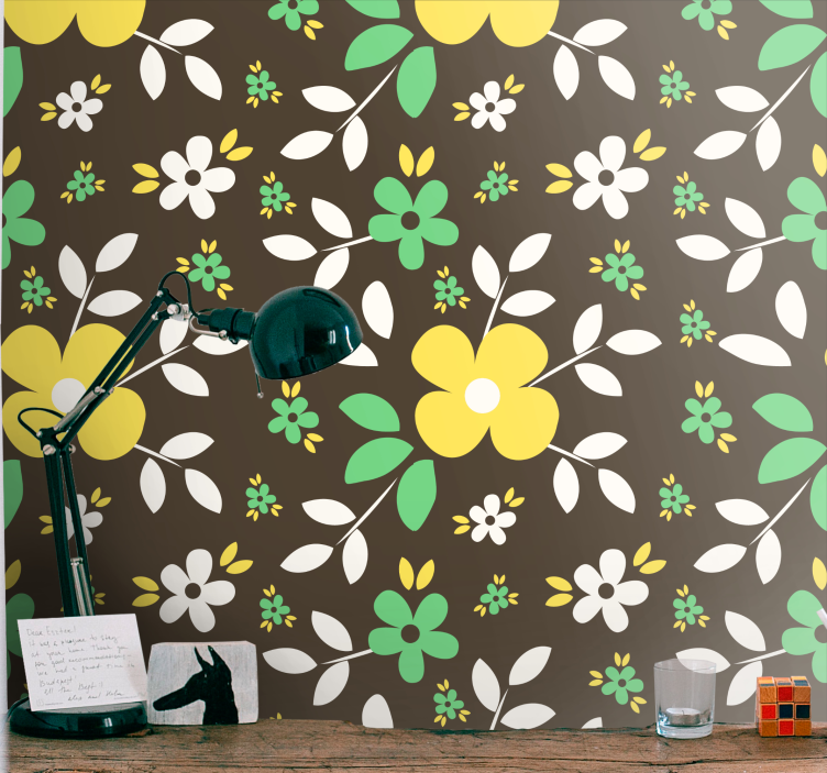 Gėlių žydėjimas sprogo tapetai geles - „Tenstickers“