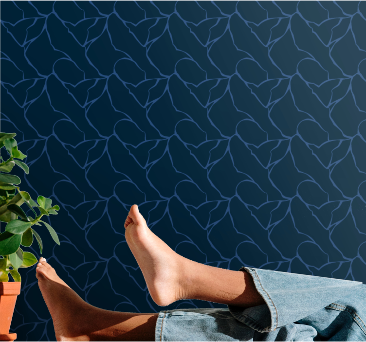 Geometrinių linijų dizainas geometrinis raštų tapetas - „Tenstickers“