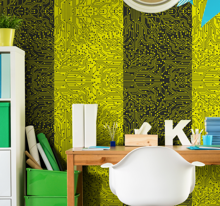 Grandinės sudėtingumas abstraktus tapetai - „Tenstickers“