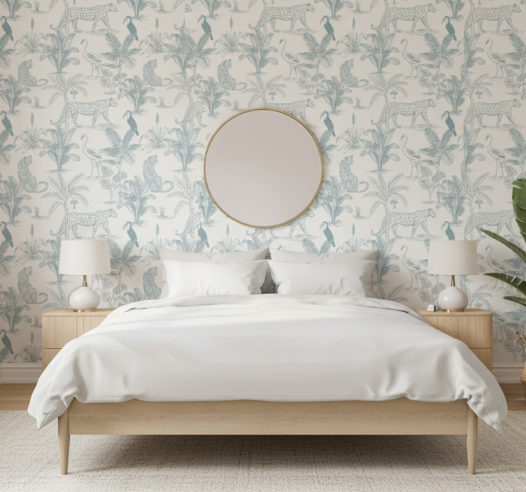 Gyvūnai tapetai ramūs tropiniai gyvūnai - „Tenstickers“