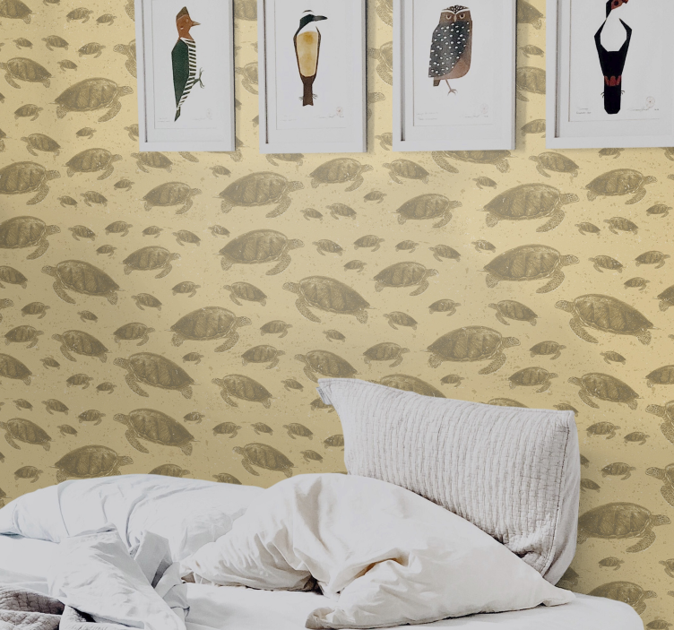 Jūros vėžlių gyvūnų tapetai - „Tenstickers“