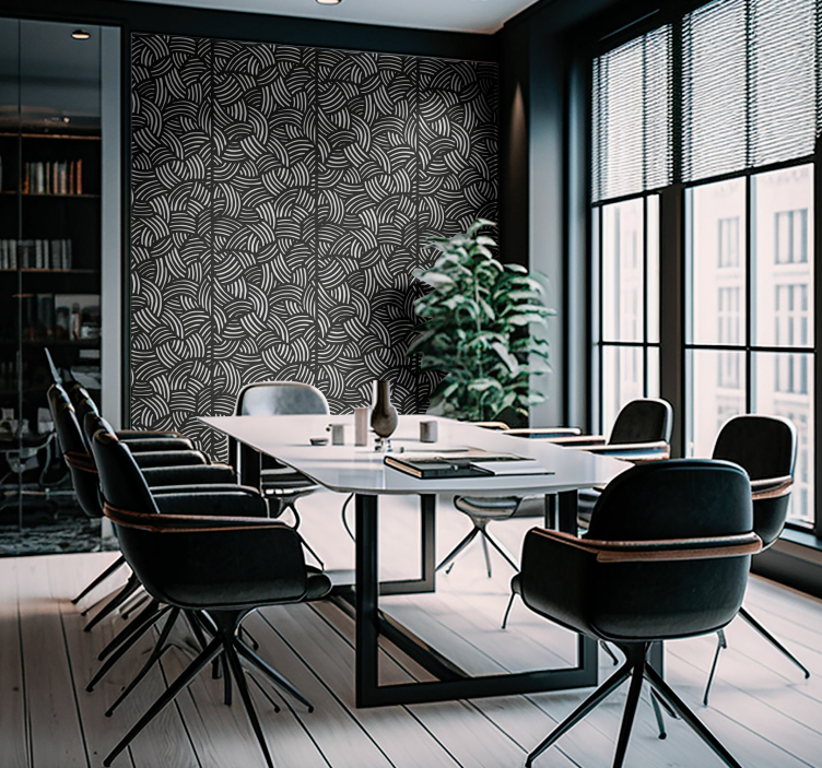 Kreivos juostos ofiso tapetas - „Tenstickers“