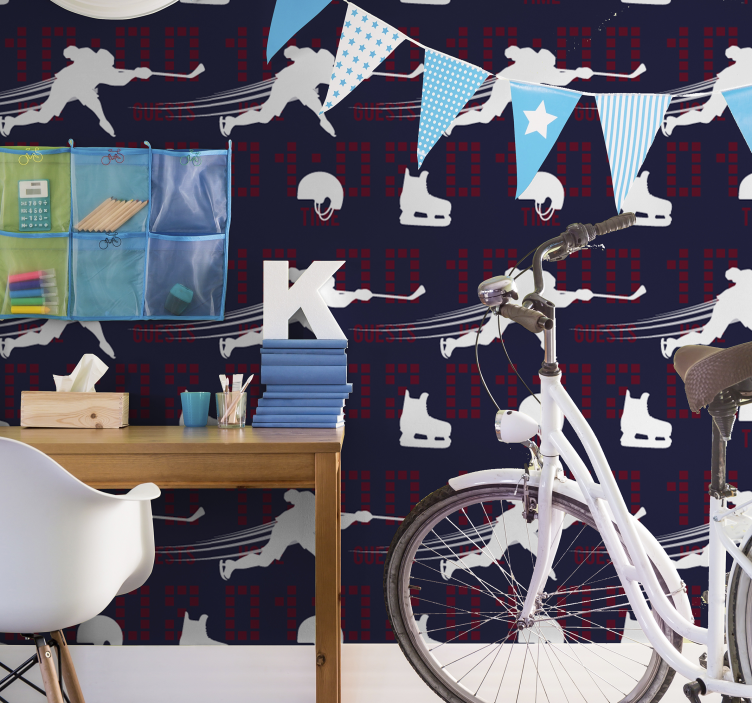 Ledo ritulio žaidėjo miegamojo tapetai - „Tenstickers“