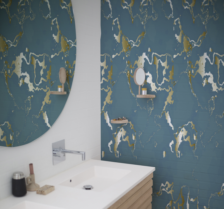 Marmuro rašto marmuro tapetai - „Tenstickers“